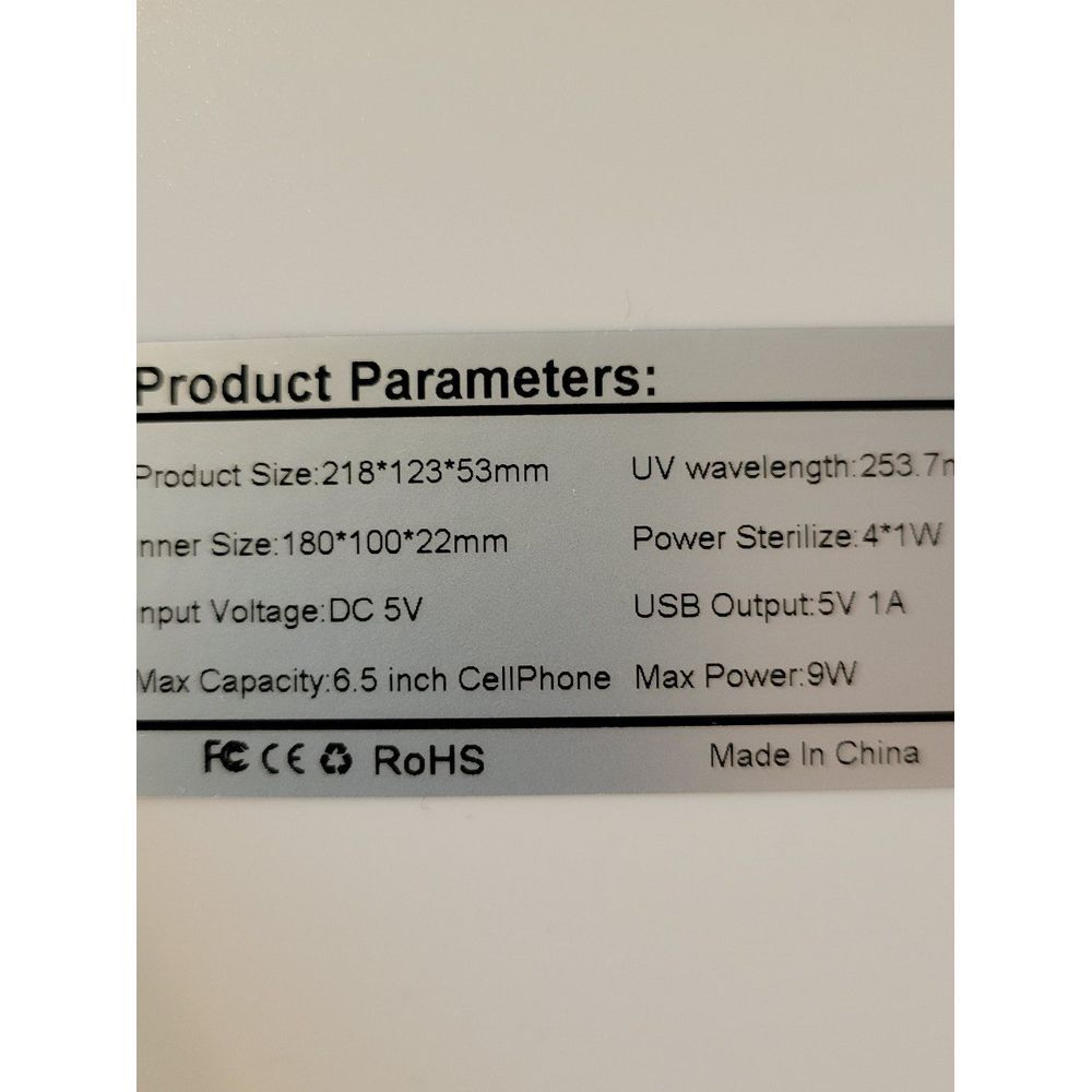 UV Sterilizer for phone/electronics‎ - Picture 6 of 8